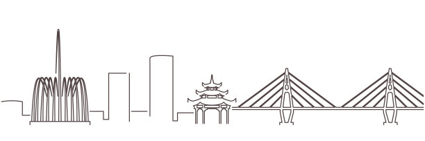 广东城市线描