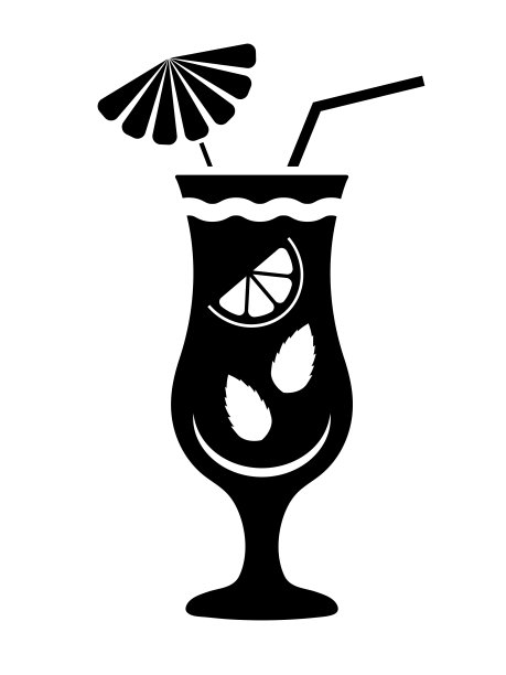吸管logo