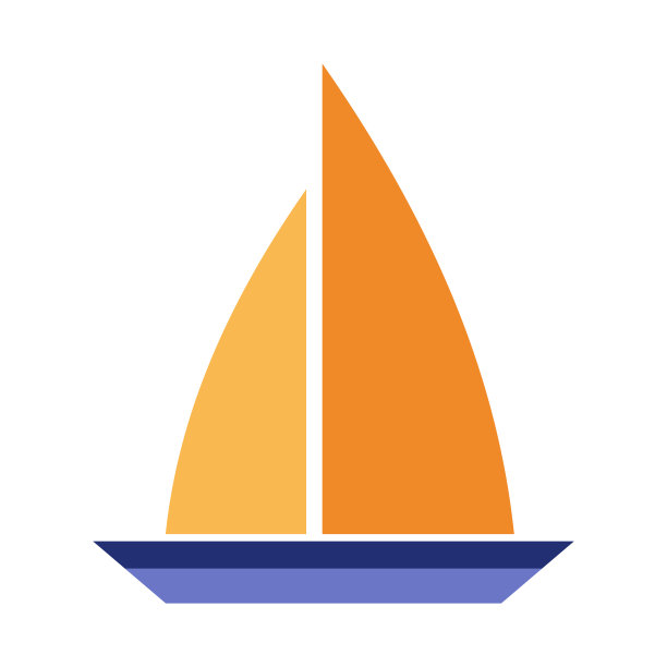 帆船logo,水滴logo