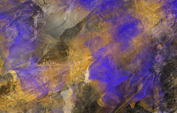 抽象画紫金