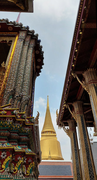金色泰国标志建筑