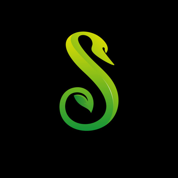 s字母标志飞鸟logo