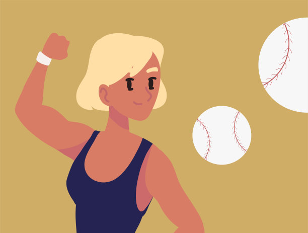 棒球女运动员高清大图