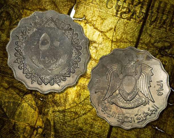 古钱币圆形图案