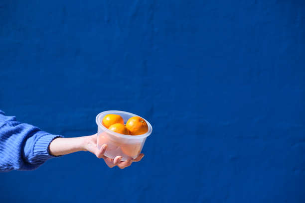 创意蔬果水果图小人物橘子