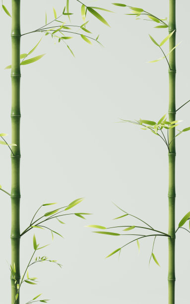 3d绿竹