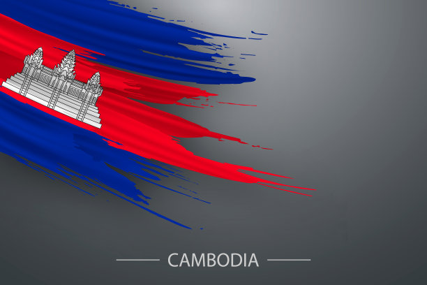 柬埔寨海报柬埔寨插画