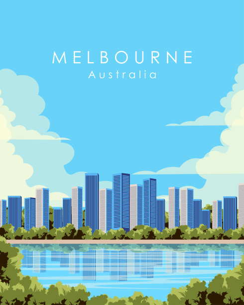 澳大利亚旅游海报广告