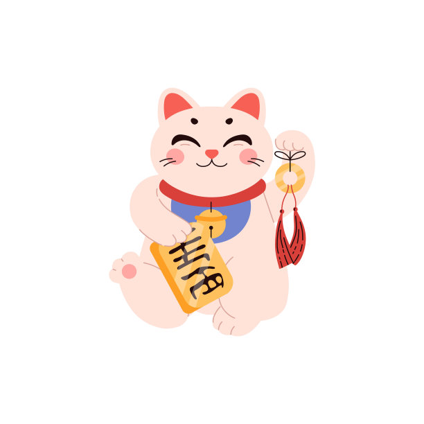 卡通小猫咪logo吉祥物