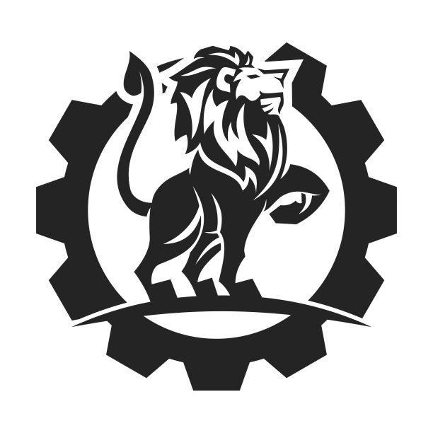 雄狮机械logo