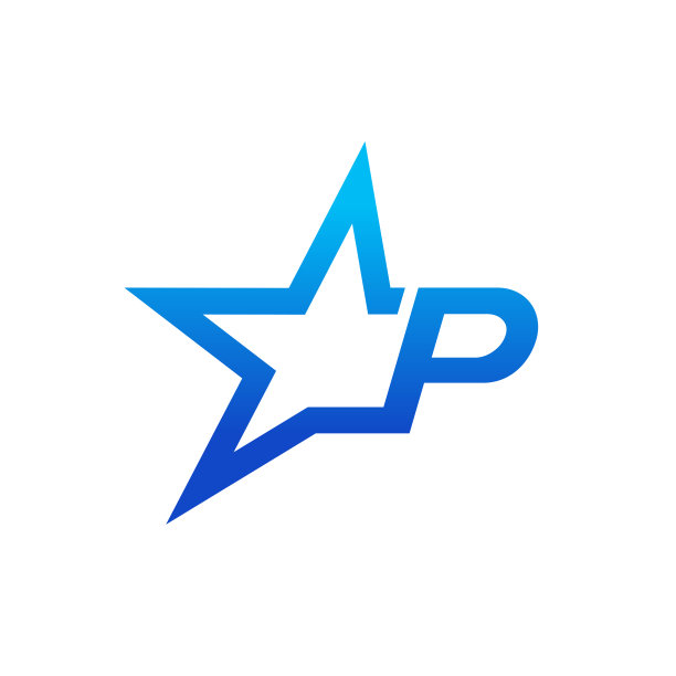字母p健身logo
