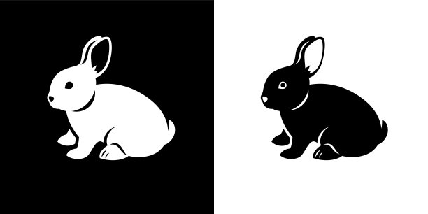 logo,标志,黑兔