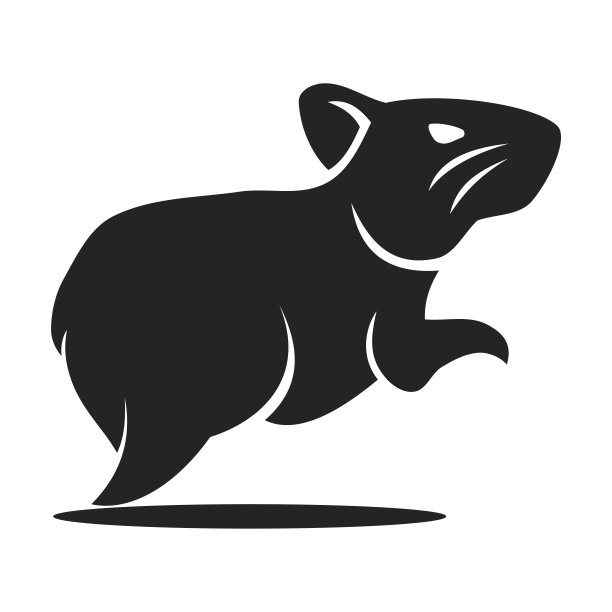 仓鼠卡通logo