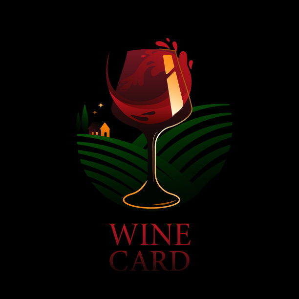 红酒酿造logo