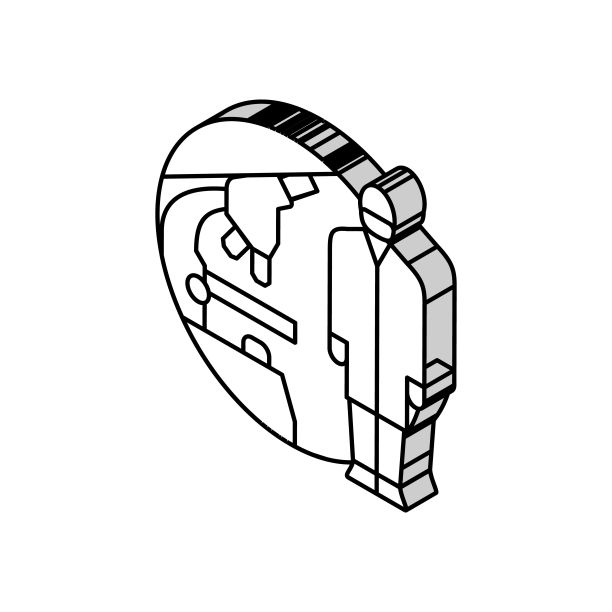 2.5d建筑医疗科技插画