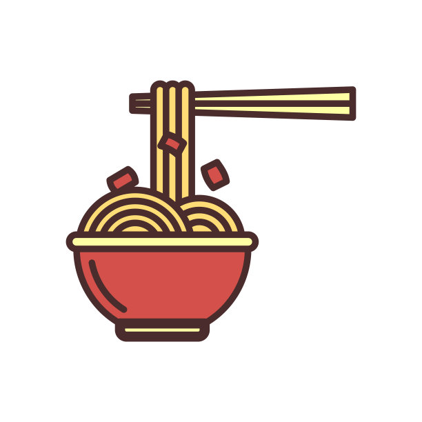 美食街logo