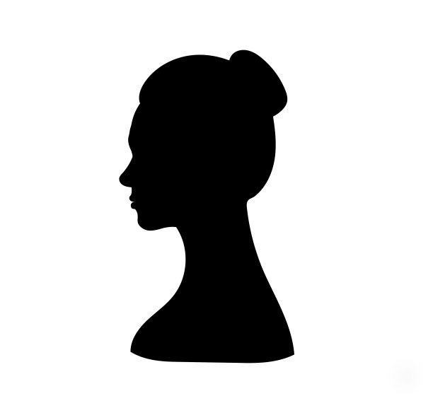女人侧颜logo