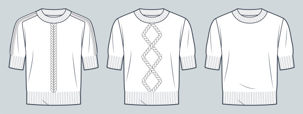针织衣设计图