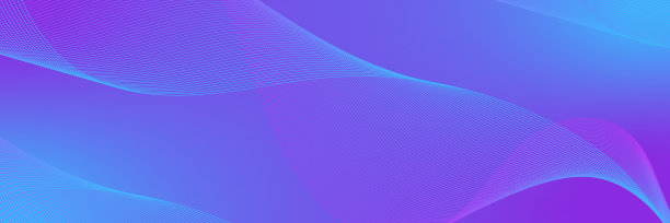 蓝紫色科技线条背景海报