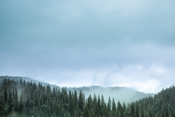 神秘,云景,雪山