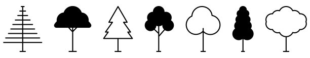 树苗小树logo