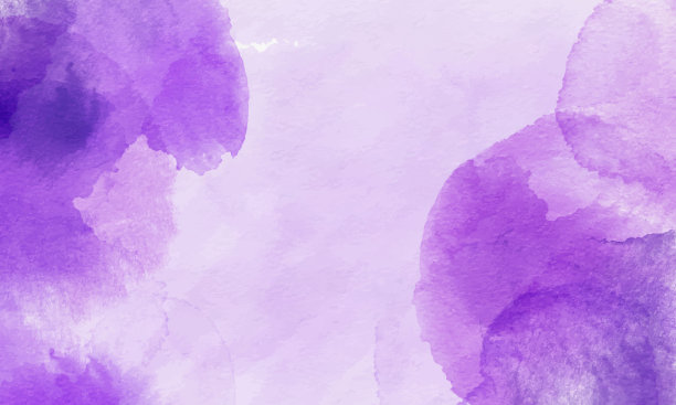 可爱的紫色背景海报