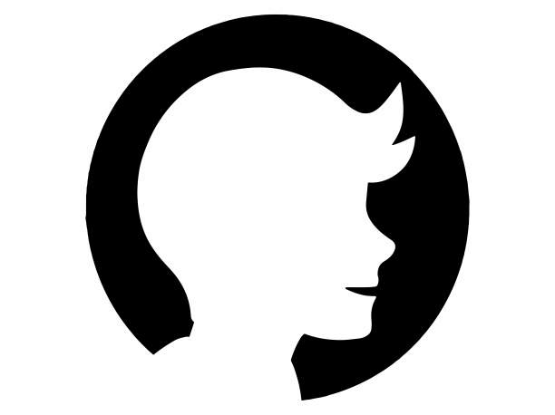 女人侧颜logo