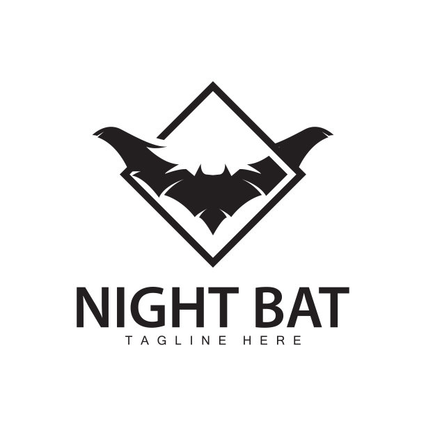 月亮蝙蝠logo