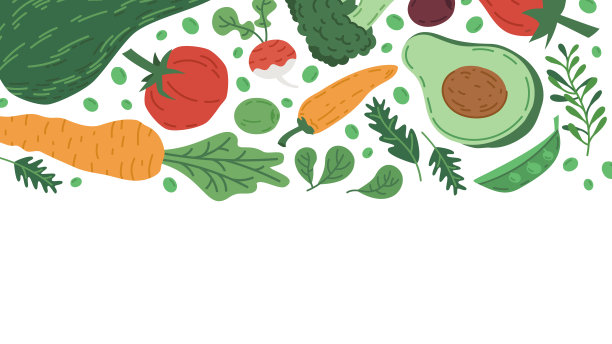 绿色蔬菜新鲜时蔬海报