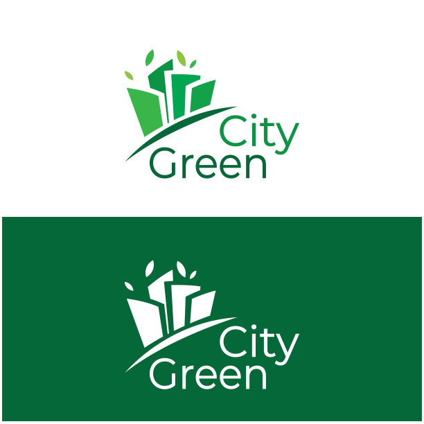 城市绿化logo