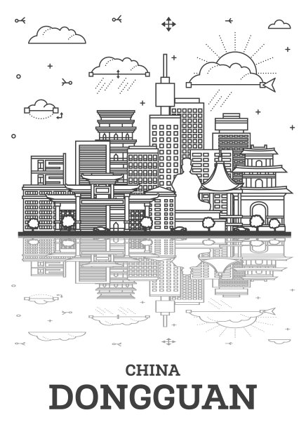广东旅游宣传插画
