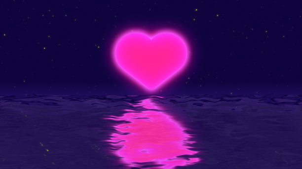 七夕 浪漫 紫色 月亮 星空