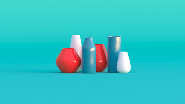 花瓶组合3d模型