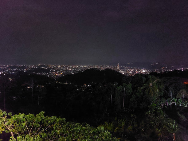 夜晚城市安静街道图片