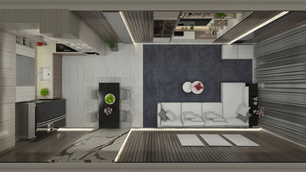 室内设计3d沙发组合模型