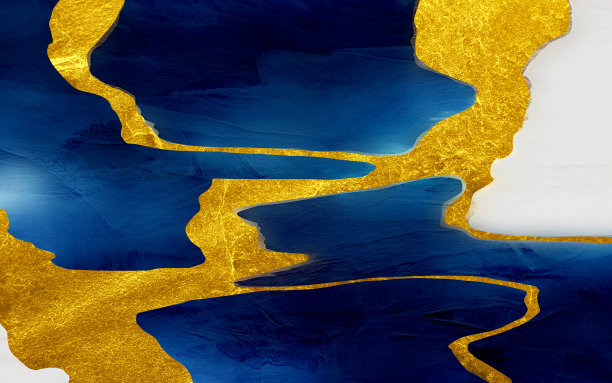 地毯图案抽象背景水彩