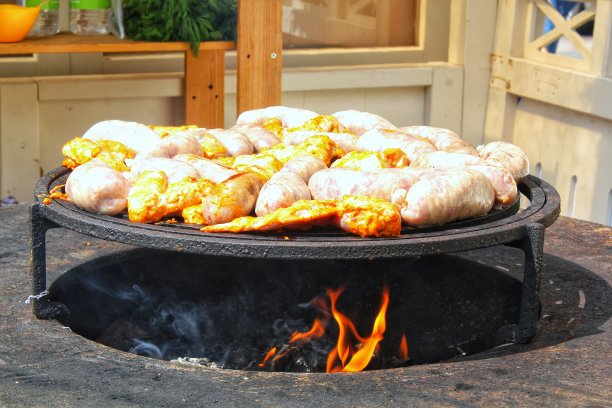火炉烤鸡
