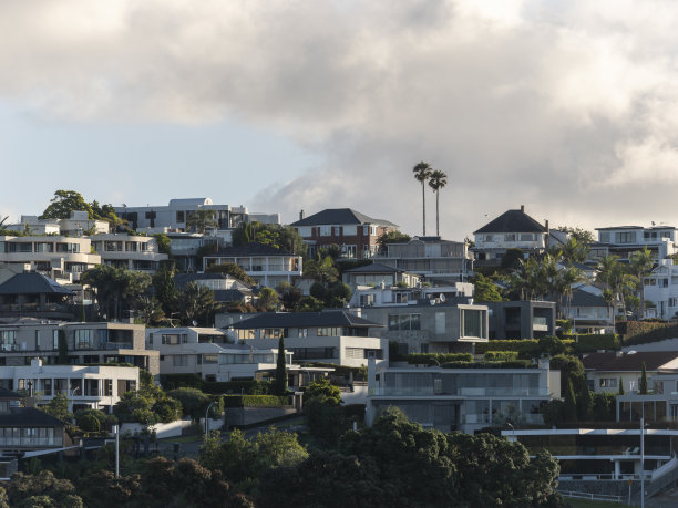 奥克兰海滨小镇风景