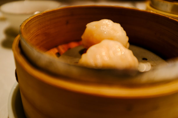 水晶鲜虾蒸饺