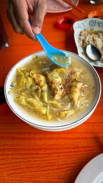 馄饨高清特写