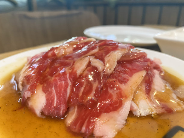 韩国菜烤肉食材图片