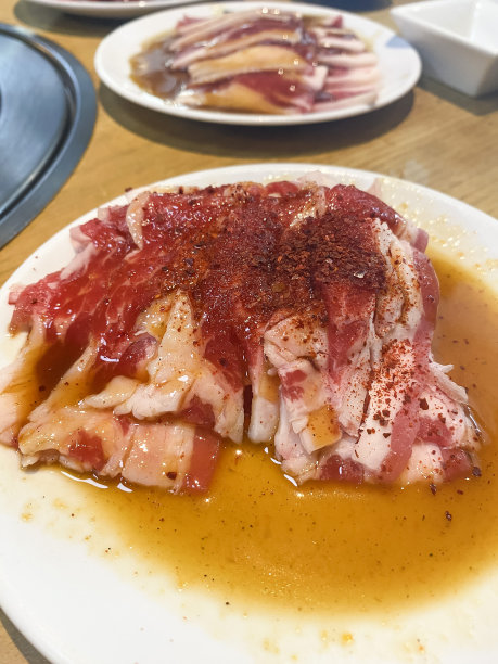 日式料理烧烤海鲜和牛