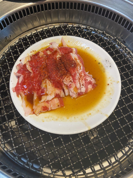 韩国菜烤肉食材图片