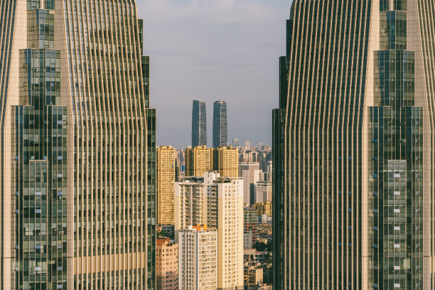 昆明市地标建筑天际线