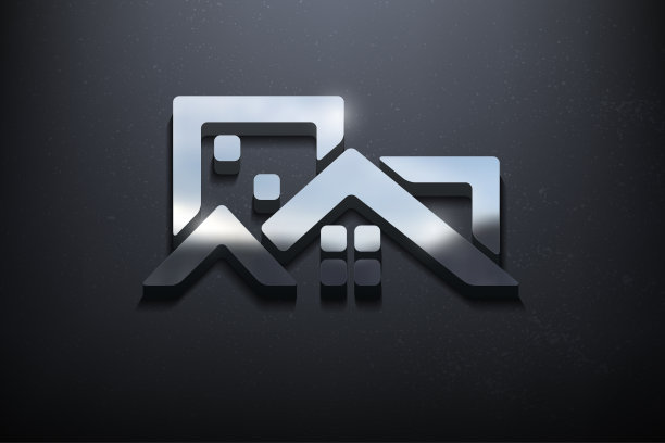 置业立体logo标志