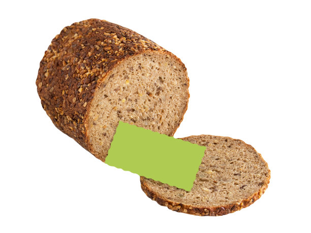 彩色面包标签