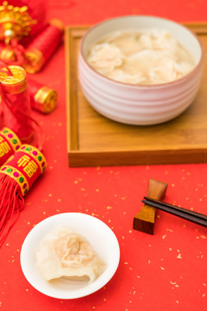 馄饨高清特写