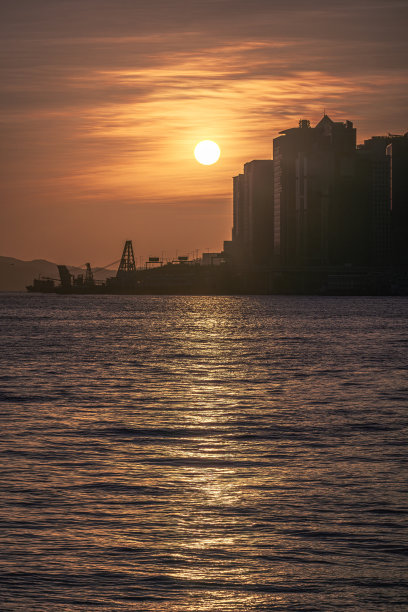 香港印象金色