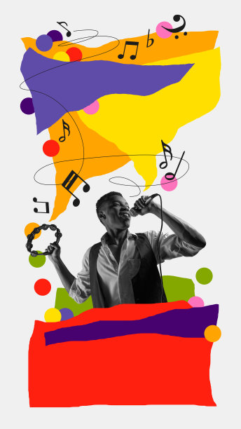 歌唱表演音乐艺术创意海报设计