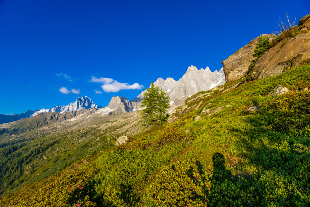 攀登雪山高峰图片